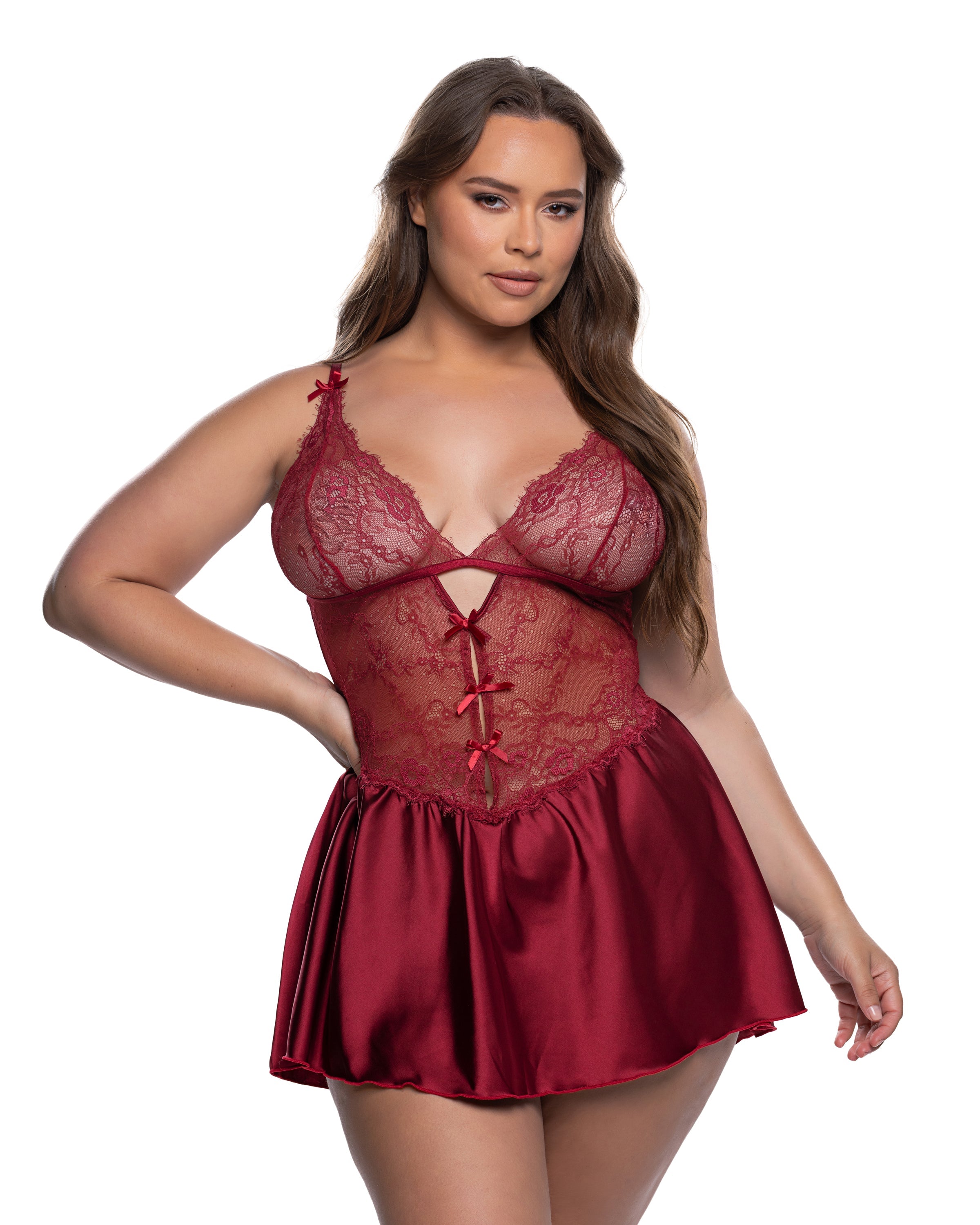 LI838 - Paradise Dream Babydoll 2-Piece Set