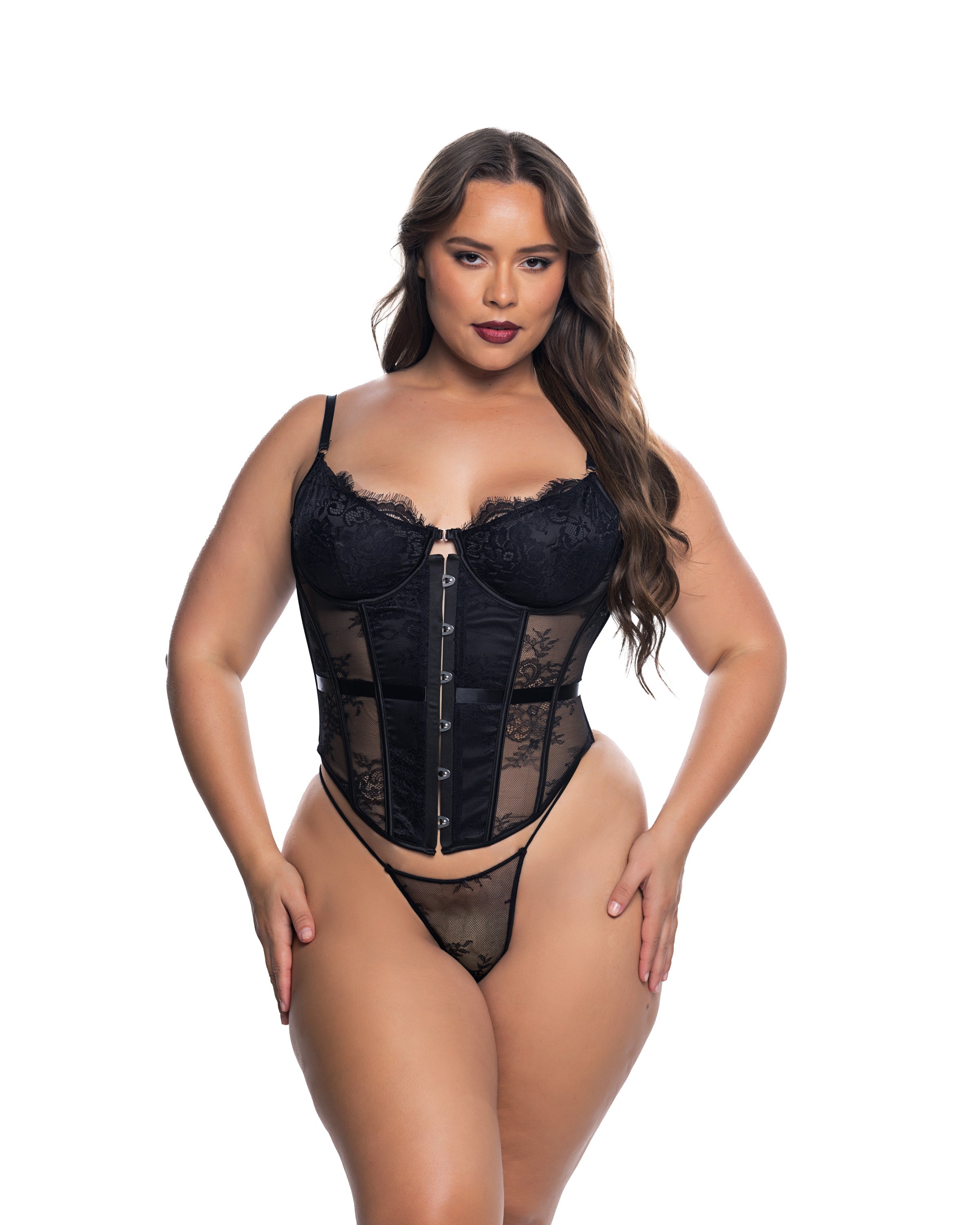 LI853 - Essentials Lace Corset